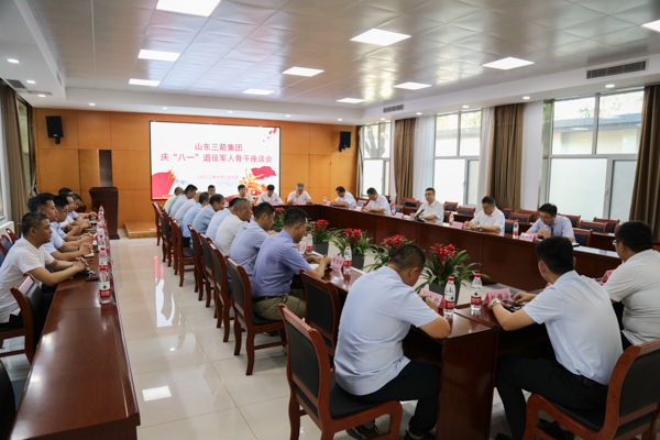 三箭集團召開慶?！鞍艘弧苯ㄜ姽?jié)退役軍人骨干座談會